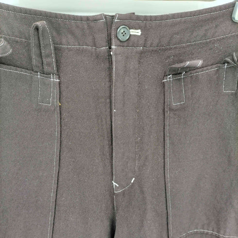 アイエスイッセイミヤケ I.S. ISSEY MIYAKE 90s ウールフロントポケット ベイカーパンツ メンズ JPN:M