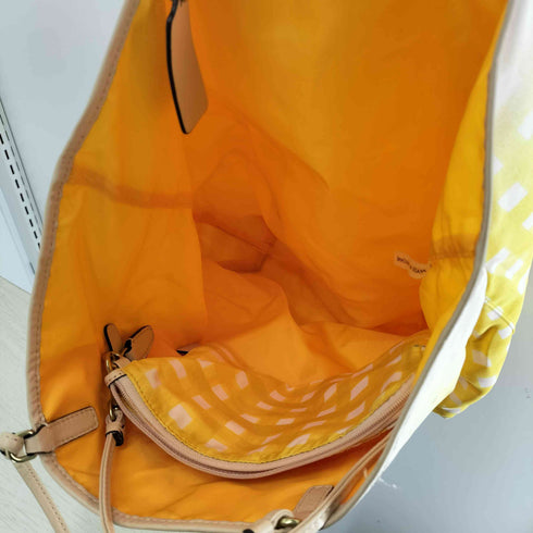 コーチ COACH チェック柄 トートバッグ ナイロン レディース