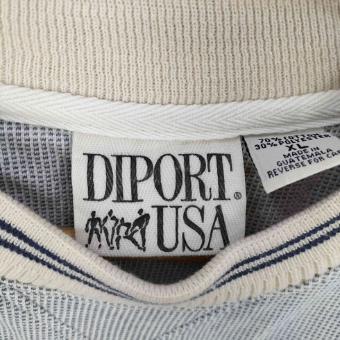 DIPORT USA Vガゼット リブライン スウェット メンズ import:XL