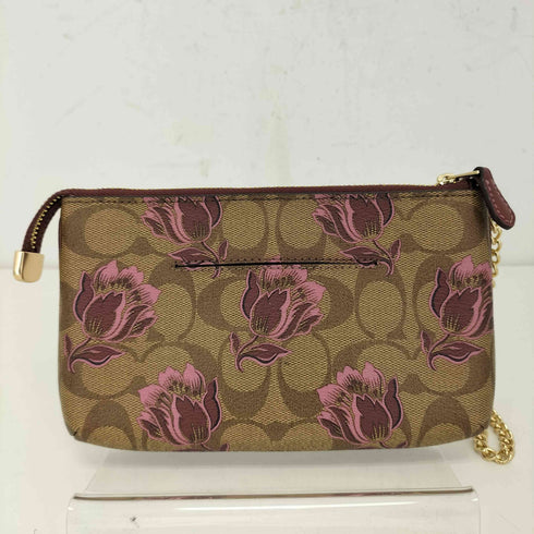 コーチ COACH チューリップ シグネチャー ポーチ プリント レディース