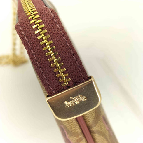コーチ COACH チューリップ シグネチャー ポーチ プリント レディース