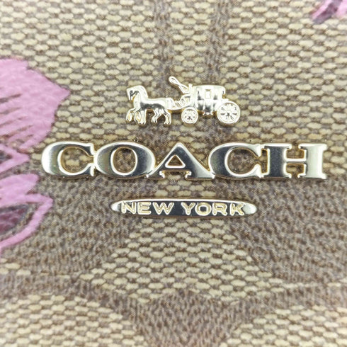 コーチ COACH チューリップ シグネチャー ポーチ プリント レディース