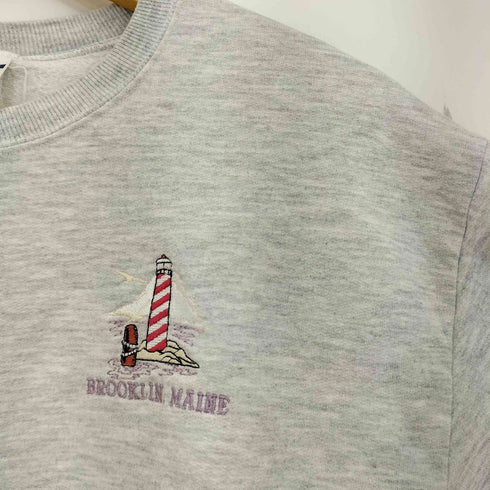 ジャージーズ JERZEES 90~00s 灯台 ワンポイント刺繍 スウェット メンズ