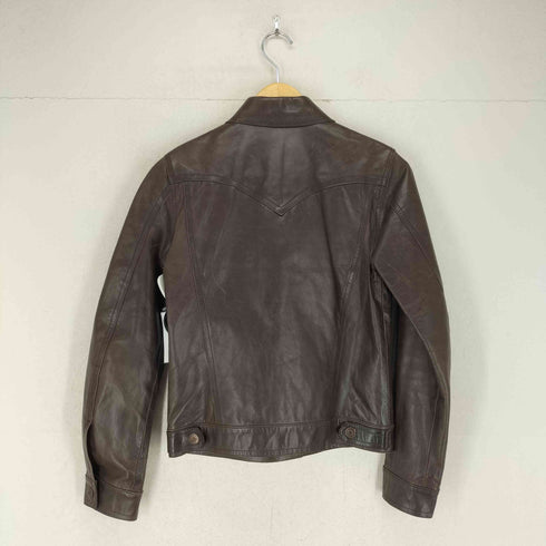 EARL JEAN カウレザートラッカージャケット レディース