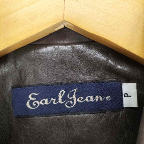 EARL JEAN カウレザートラッカージャケット レディース