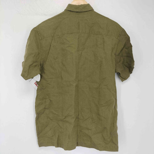 バナナリパブリック BANANA REPUBLIC OLD リネン 半袖シャツ メンズ import:M
