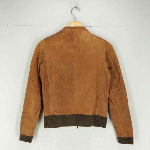 エディション Edition ラムレザーダブルジップブルゾンジャケット レディース 38