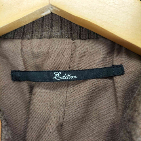 エディション Edition ラムレザーダブルジップブルゾンジャケット レディース 38