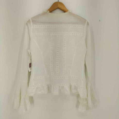 NODRESS Lace belted shirt with flared レディース import:S