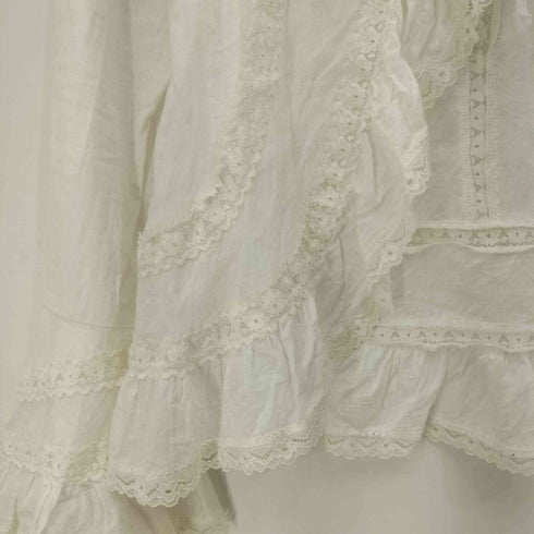 NODRESS Lace belted shirt with flared レディース import:S