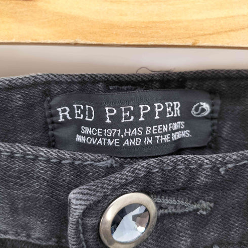 RED PEPPER スタッズ ビーズ スキニージーンズ Y2K レディース 26
