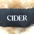 サイダー CIDER 鹿プリント フェイクファーカラー トグルボタン クロップジャケット レディース import:S