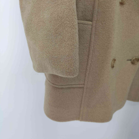 MADE IN ENGLAND カシミヤ混 ダブルテーラードジャケット レディース
