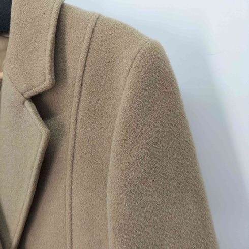 MADE IN ENGLAND カシミヤ混 ダブルテーラードジャケット レディース