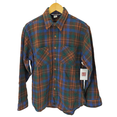 ビッグマック BIG MAC USA製 チェック コットンネルシャツ メンズ import:L