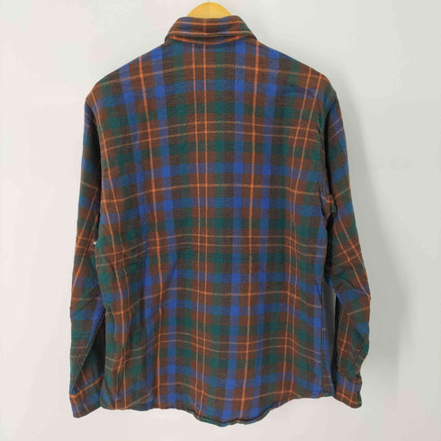 ビッグマック BIG MAC USA製 チェック コットンネルシャツ メンズ import:L