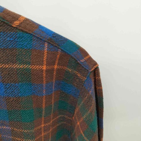 ビッグマック BIG MAC USA製 チェック コットンネルシャツ メンズ import:L