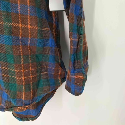 ビッグマック BIG MAC USA製 チェック コットンネルシャツ メンズ import:L