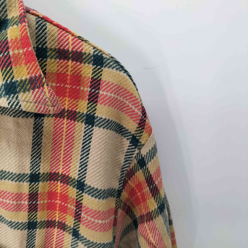 ビッグマック BIG MAC チェック コットンネルシャツ メンズ L-TALL