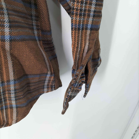 ビッグマック BIG MAC USA製 チェック コットンネルシャツ メンズ import:L