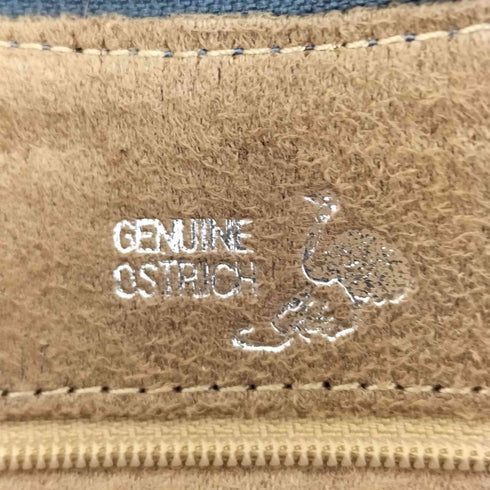GENUINE OSTRICH レザーショルダーバッグ レディース