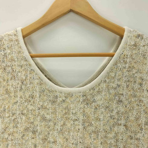 ラグナムーン LAGUNAMOON ツイードニットワンピース レディース M