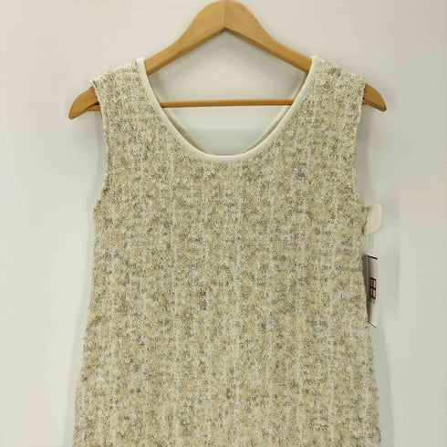 ラグナムーン LAGUNAMOON ツイードニットワンピース レディース M