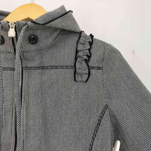 Type Service Ruffle Stitch Hoodie Jacket レディース