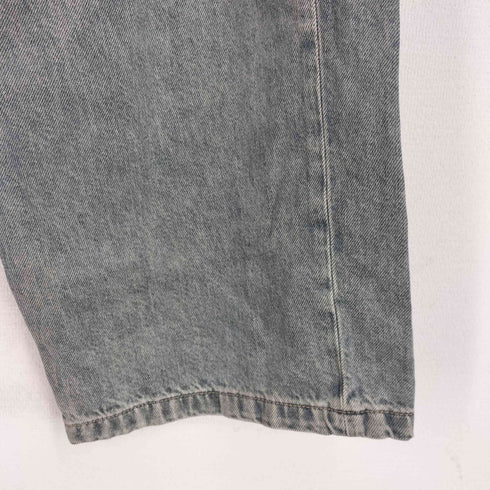 ザラ ZARA 汚れ加工 デニム ワードストレートパンツ メンズ