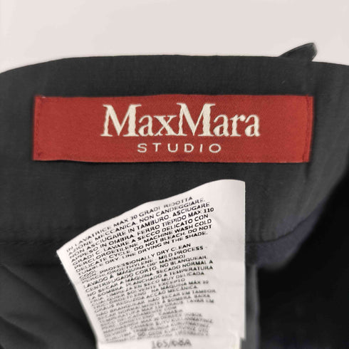 マックスマーラステュディオ MAX MARA STUDIO 1タック ナイロンパンツ レディース 40