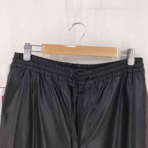 ザラ ZARA ドローコード フェイクレザー パンツ レディース EUR L
