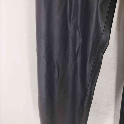 ザラ ZARA ドローコード フェイクレザー パンツ レディース EUR L