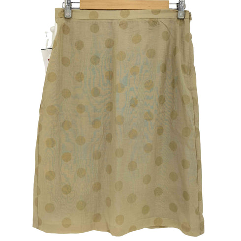 PARTIMENTO 2 IN 1 DOT PRINTED SHEER MIDI SKIRT レディース JPN:M