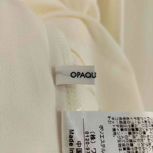 オペークドットクリップ OPAQUE.CLIP ダブルジョーゼット ドルマンスリーブトップス レディース JPN:38