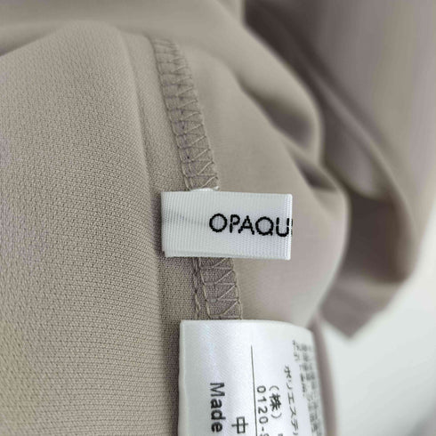 オペークドットクリップ OPAQUE.CLIP ダブルジョーゼット ドルマンスリーブトップス レディース JPN:38