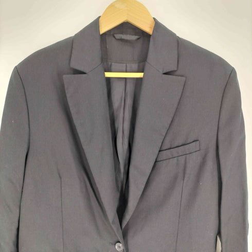 コス COS シングルブレスト 1B ピークドラペル テーラード ジャケット レディース 34