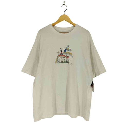 マーティンローズ Martine rose BRITTLET-SHIRT フロントプリントクルーネック メンズ import:M