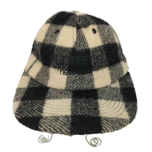 シュプリーム Supreme 16aw Buffalo Plaid Wool Classic Logo 6-Panel メンズ