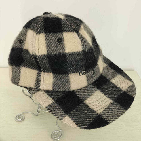 シュプリーム Supreme 16aw Buffalo Plaid Wool Classic Logo 6-Panel メンズ