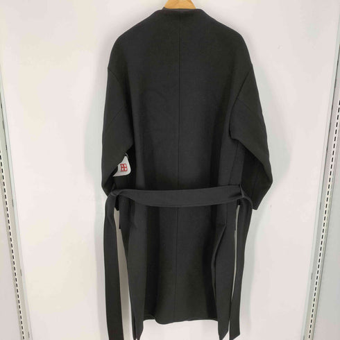 AUXTE. カシミヤ混 ノーカラーメルトンコート レディース JPN:2