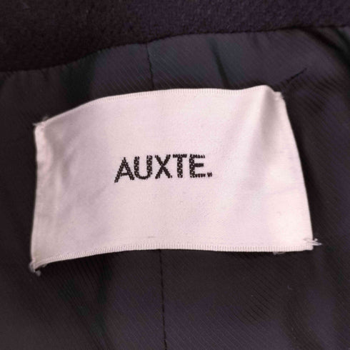 AUXTE. カシミヤ混 ノーカラーメルトンコート レディース JPN:2