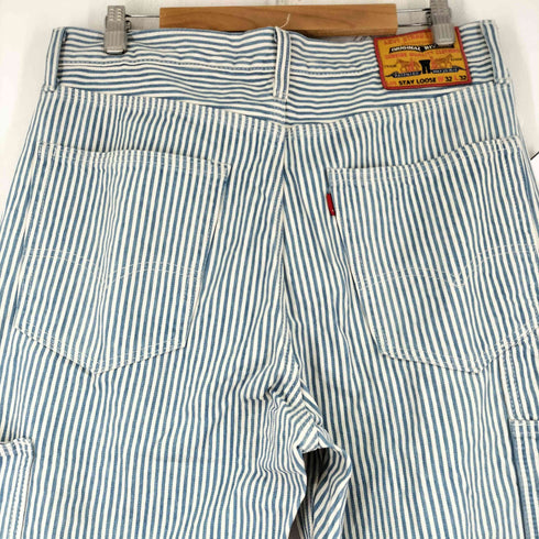 リーバイス Levis ステイルーズ カーペンター パンツ ブルーストライプ メンズ 32/32