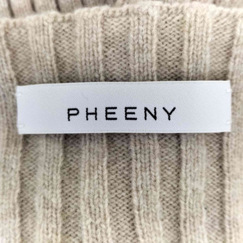 フィーニー PHEENY レイヤード Vネックリブニット レディース FREE