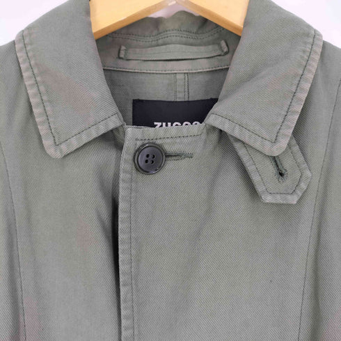 ズッカ ZUCCa コットンリネン ショップコート メンズ JPN:M