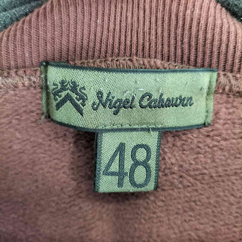 ナイジェルケーボン NIGEL CABOURN 20.5oz コットン 50s クルーネック プルオーバー メンズ 48