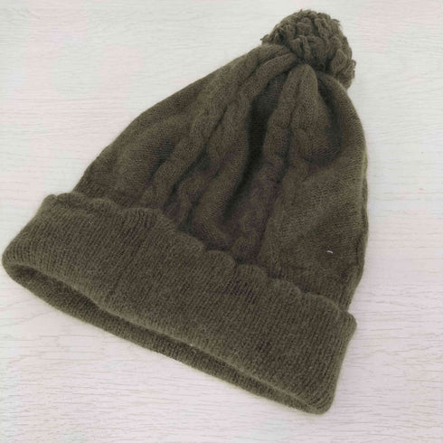 ヴィヴィアンウエストウッド Vivienne Westwood オーブロゴ刺繍 アンゴラウール ボンボン ビーニー レディース