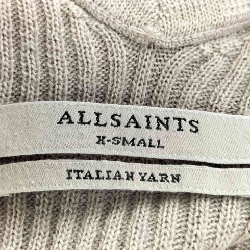 オールセインツ ALLSAINTS ITALIAN YARN Vネックニット レディース import:XS