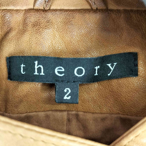 セオリー theory ラムレザーライダースジャケット メンズ JPN:2