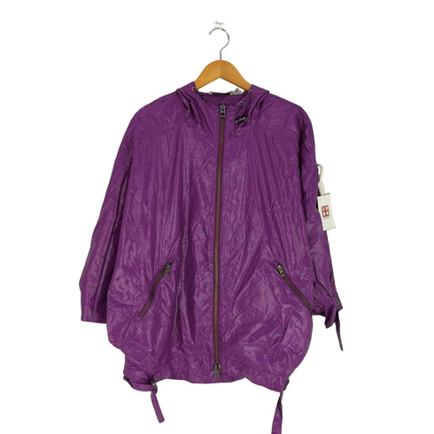 ステラマッカートニー STELLA McCARTNEY ドルマンスリーブ ナイロン フーデッドポンチョ レディース import:S