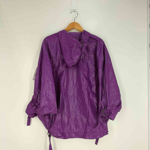 ステラマッカートニー STELLA McCARTNEY ドルマンスリーブ ナイロン フーデッドポンチョ レディース import:S